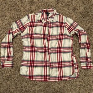 GAP flannel boyfriend fit